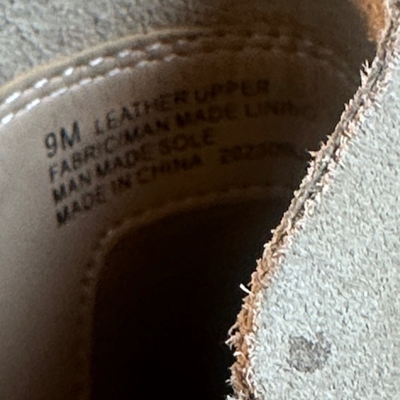 Gianni Bini Griffyn Oat Natural Suede Lug Sole Ankle Boots - Picture 11 of 11